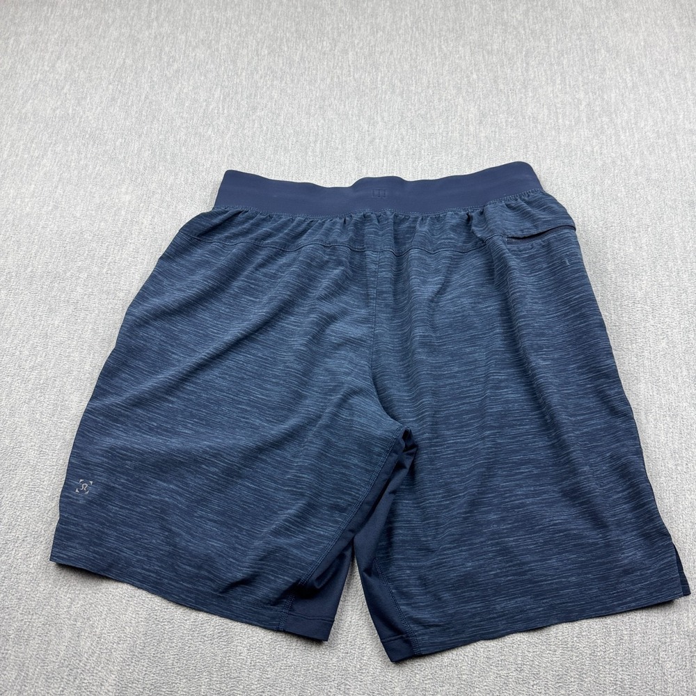 Lululemon Shorts Mens Large Blue T.H.E. Linerless Drawstring Training Running - Picture 16 of 16
